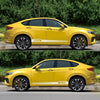 2 PCS/Set D-707 Striped Totem Pattern Car Modified Decorative Sticker(White)