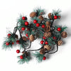 Christmas Pine Needles Colorful Light Pine Cone Upgrade Style String Lamp  Length: 2m