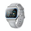KW18 IP67 0.96 inch Leather Watchband Color Screen Smart Watch(Grey)