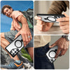 For Samsung Galaxy S24 Ultra 5G Skin Feel Magnetic Holder MagSafe Phone Case(Frosted)
