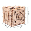 Wooden Puzzle Toy 3D Puzzle Assembly Box DIY Gift Desktop Ornaments, Style: Square Password Box