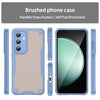 For Samsung Galaxy S24 FE 5G Armor Glaze PC Hybrid TPU Phone Case(Blue)