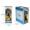 DIY Assembled LED 3D House Model Bookends Kid Toys Glowing Birthday Gift, Color: TC16 Youran Years