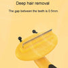 Cat Deshedding Comb - Pink - Gentle Knot Remover