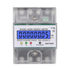 SINOTIMER Three-Phase Backlight Display Electricity Meter 5-100A 400V(DDS024T Transparent Shell)