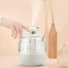 MJ010 USB Air Humidifier Home Small Bedroom Desktop Carousel Air Humidifier with Music Box, USB Plug-in Type(White)