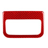 Car Carbon Fiber Rear Air Outlet Decorative Sticker for Mazda CX-5 2017-2018, Left and Right Drive (Red)