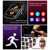 AK58 1.96 inch Screen Bluetooth Smart Watch, Steel Band, Support Health Monitoring & 100+ Sports Modes(Gold)