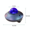 LED Water Wave Laser Starry Sky Projector Light USB Remote Control Bluetooth Voice Control Laser Light Rotating Magic Ball Light(Bluetooth Star Magic Ball Light)
