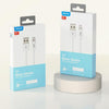 ROCK P8 Prime Series 1m USB Fast Charging Data Cable, Interface:2.4A 8 Pin(White)