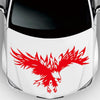 D-733 Eagle Pattern Car Modified Hood Decorative Sticker(Red)