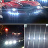 10 PCS 23mm 12LEDs SMD-4014 DC9-80V Motorcycle Eagle Eye Light(White Light)