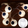 3m Ghost Eyes Design Halloween Series LED String Light, 20 LEDs 3 x AA Batteries Box Operated Party Props Fairy Decoration Night Lamp