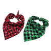 Large Orange Christmas Dog Towel | Absorbent Cotton Bandana