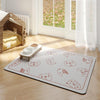 Absorbent Anti-Slip Dog Feeding Mat, Light Grey, 35x50cm