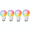 DP01 4pcs TUYA WiFi Smart Light Bulb 15W E26 E27 RGB + White + Warm White LED Bulb