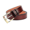Dandali L8038 Men Casual Retro Pin Buckle Leather Belt Waistband, Length: 115cm (Coffee)