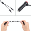 12-24V Car Cigarette Lighter Switch Plug to DC5.5x2.1mm Charger Spring Power Cable