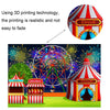 150 x 100cm Circus Amusement Park Ferris Wheel Photography Background Cloth(MDA40715)