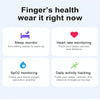 R03 SIZE 10 Smart Ring, Support Heart Rate / Blood Oxygen / Sleep / Multiple Sports Modes(Black)