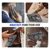 For Samsung Galaxy S25+ 5G MagSafe Magnetic Shockproof Phone Case with Ring Holder(Dark Grey)