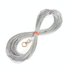 100m Steel Wire Measuring Rope With Scale Marking Pull Ring Deep Well Rope