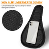 WEST BIKING Bike Cushion Cover Thick Silicone Quick Release Seat Cushion(Black)