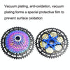 VG Sports Split Mountain Bike Lightweight Cassette Flywheel, Style:12 Speed 50T