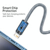 Baseus CALD000516 Dynamic Series 2.4A USB to 8 Pin Fast Charging Data Cable, Cable Length:2m(Dark Grey Blue)