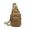 Outdoor Sports Multifunctional Laser Cutting Crossbody Bag(Khaki)