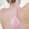 2 PCS Back Massage Bath Brush Nylon Brush Head Long Handle Bath Rubbing Brush(Purple)