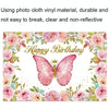 1.5m X 1m Butterfly Pattern Photography Backdrop Birthday Party Decoration Background Cloth(MDZ00509)