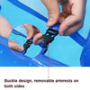 78x110x15cm Water Floating Hammock Inflatable Floating Bed Deck Chair Swimming Ring(Blue)