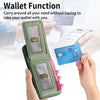 For Samsung Galaxy A26 Twill Fabric Leather Vertical Flip RFID Card Bag Phone Case(Green)