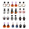 Halloween Acrylic Earrings Personality Festive Jewelry, Style: E000161 Palm