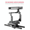 YELANGU C15 YLG0711A Video Camera Cage Stabilizer with Handle & Rail Rod for Nikon Z6 / Z7(Black)