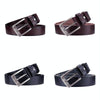 BULL CAPTAIN 01 Pin Buckle Thickened Cowhide Wear-Resistant Belt, Length: 120cm (Burr Black)