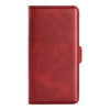 For Asus Zenfone 9 Dual-side Magnetic Buckle Horizontal Flip Leather Phone Case(Red)