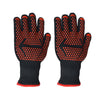 Silicone Cotton Microwave Kitchen Cooking Protective Gloves, High Temperature Resistance: 500 Degree C, Length: 32cm