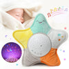Kids Soft Toys Stuffed Plush Toys With Music & Stars Projector Light(White Bear)