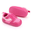 D2540 Autumn And Winter Soft Soled Walking Shoes Baby Shoes For 0-1 Years Old, Size: 11cm(Rose Red)