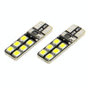 1 Pair T10 White 12 LED 2835 SMD CANBUS Car Signal Light Bulb