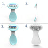 D940L Hair Removal Instrument Matching Female Manual Shaving Knife(Pink)