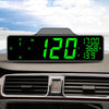 GPS HUD Head-Up Display 8" Speedometer with Compass, Overspeed Alarm