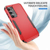 For Samsung Galaxy S25+ 5G TPU + PC Shockproof Protective Phone Case(Red + Black)