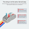 2pcs LT-626 2 In 6 Out Colorful Quick Line Terminal Multi-Function Dismantling Wire Connection Terminal