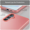 For Samsung Galaxy A55 5G Frosted Translucent TPU Hybrid PC Full Coverage Phone Case(Red)