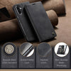 For Samsung Galaxy A36 CaseMe 013 Multifunctional Horizontal Flip Leather Phone Case(Black)