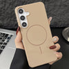 For Samsung Galaxy S25+ 5G Glossy TPU Shockproof MagSafe Phone Case(Desert Gold)