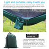 Portable Outdoor Parachute Hammock with Mosquito Nets (Dark Blue + Baby Blue)